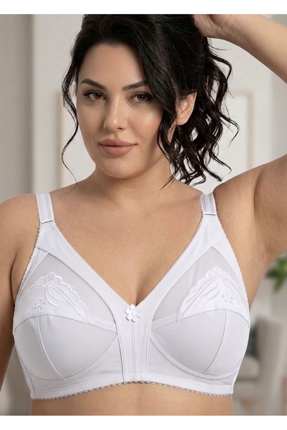 Beyaz  Toparlayıcı Sütyen - 502