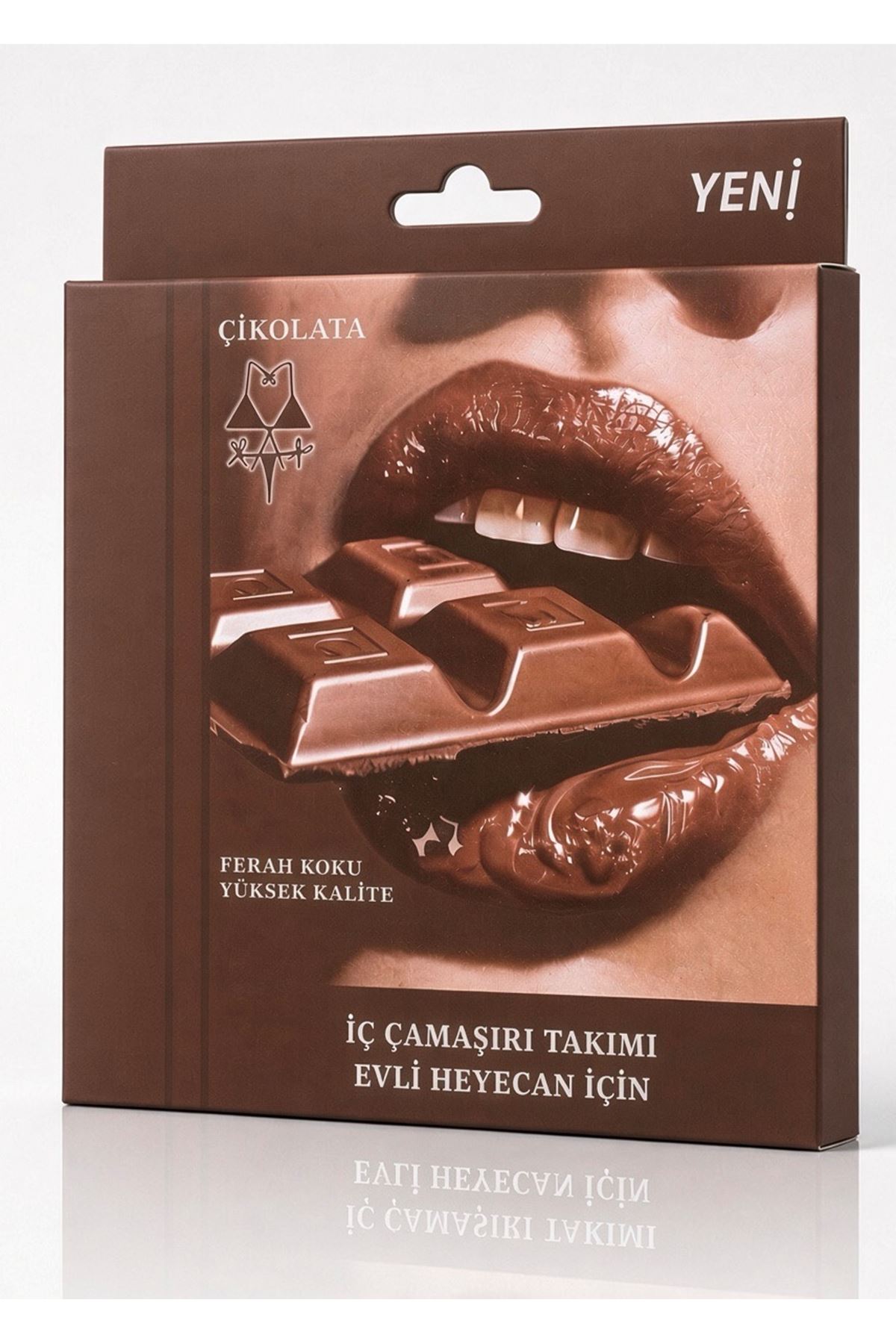  Çikolata Aromalı Yenilebilir İç Çamaşırı Takımı 