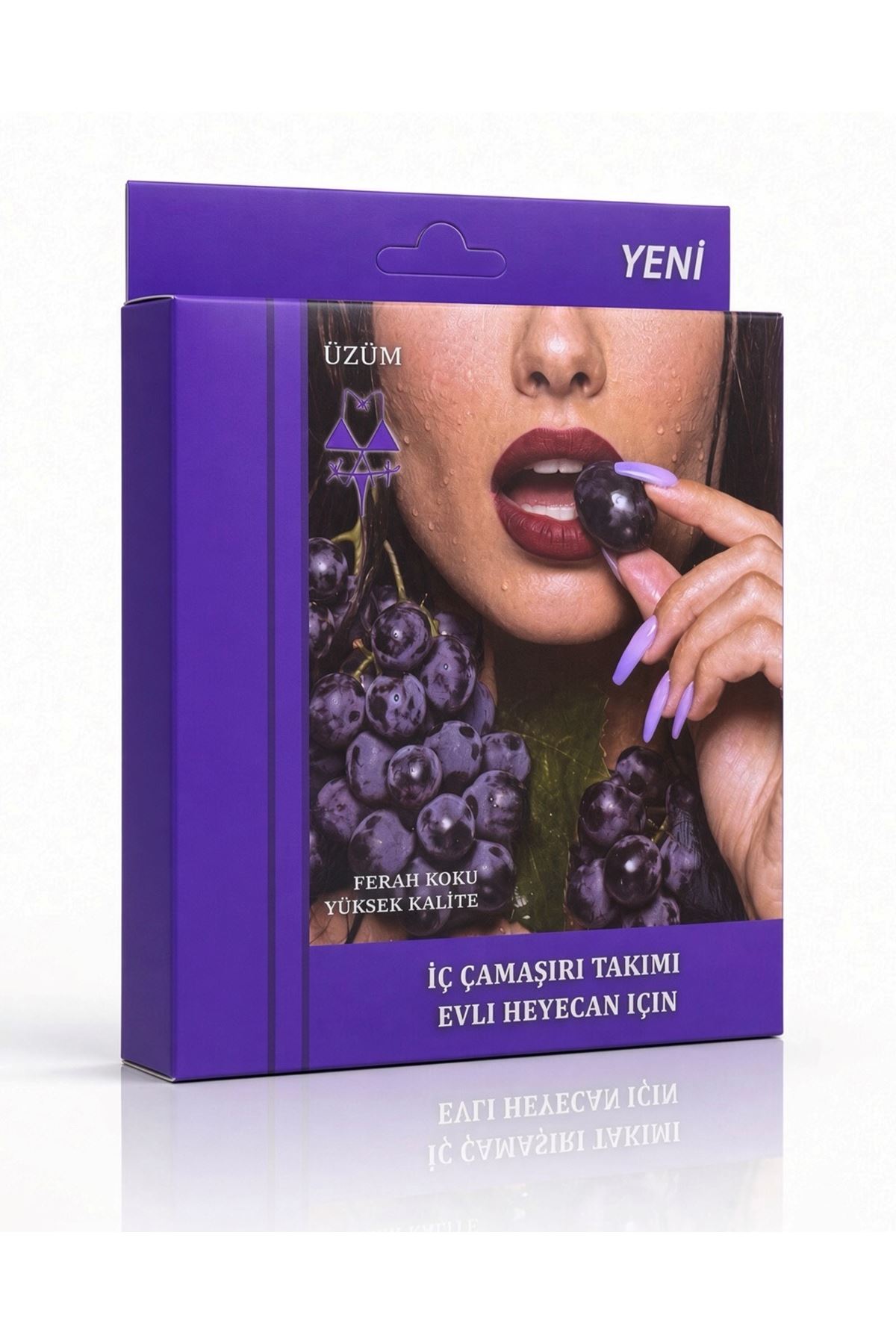 Üzüm Aromalı Yenilebilir İç Çamaşırı Takımı