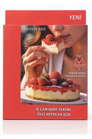 Çilekli Cheesecake Aromalı Yenilebilir İç Çamaşırı