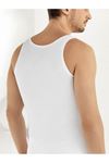White Men's Undershirt Cotton Jersey - SISMEN01