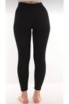 Women's Black Thermal Leggings with Fleece Lining
